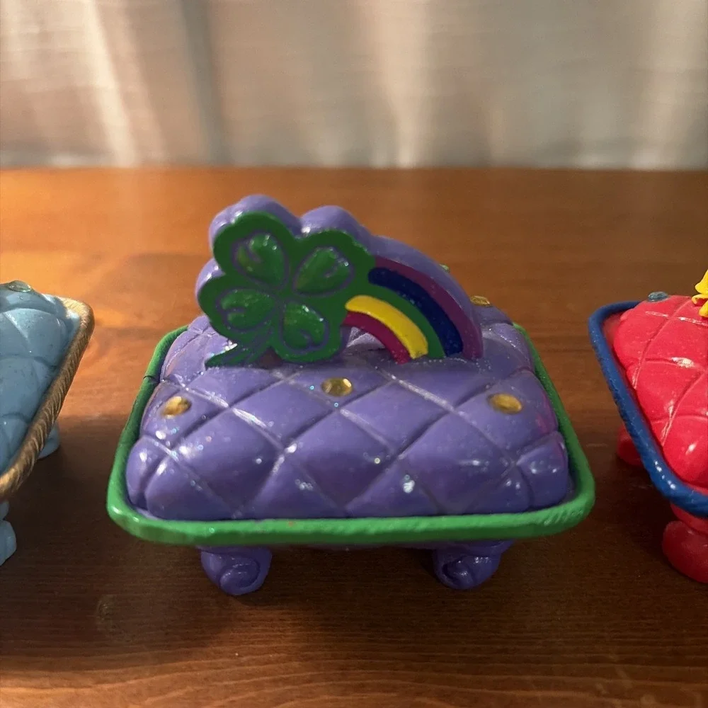 VINTAGE CLAIRES Y2K 2002 TRINKET BOXES‎ LOT OF 5